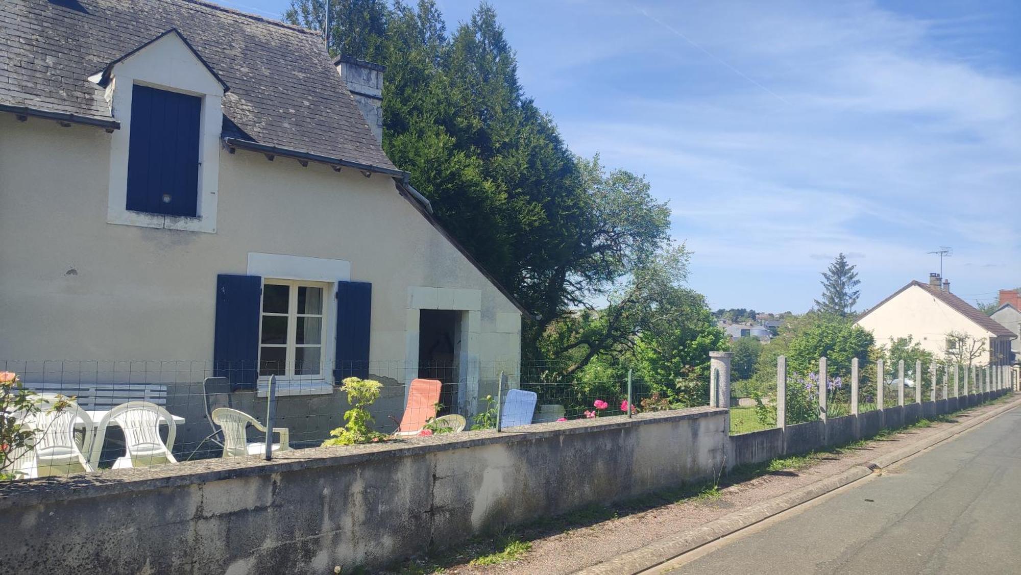 Maison Plain Pied, 2 Chambres, Longere Typique , Fraiche, Dans Bourg Avec Tous Commerces Luçay-le-Mâle Kültér fotó