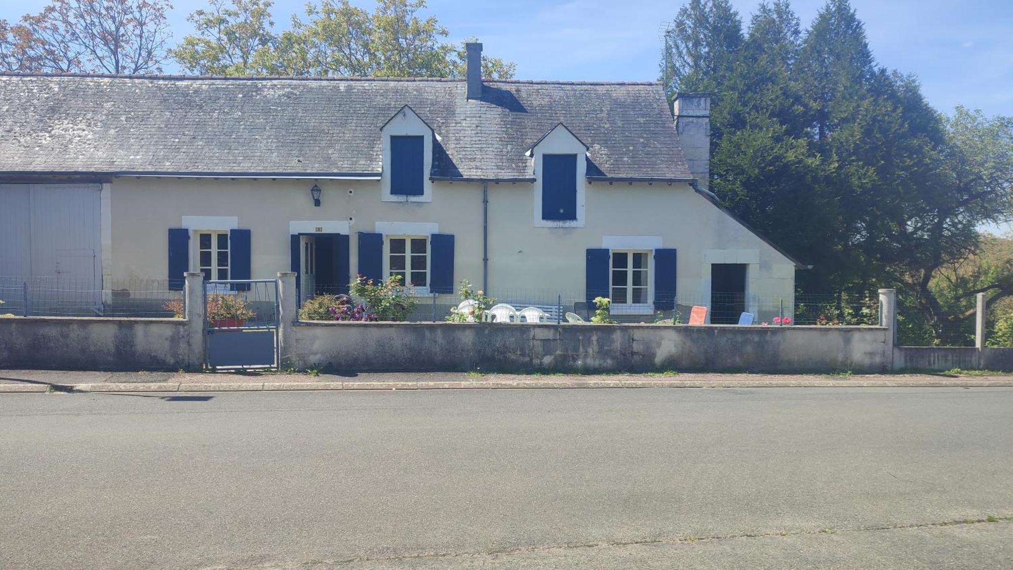Maison Plain Pied, 2 Chambres, Longere Typique , Fraiche, Dans Bourg Avec Tous Commerces Luçay-le-Mâle Kültér fotó