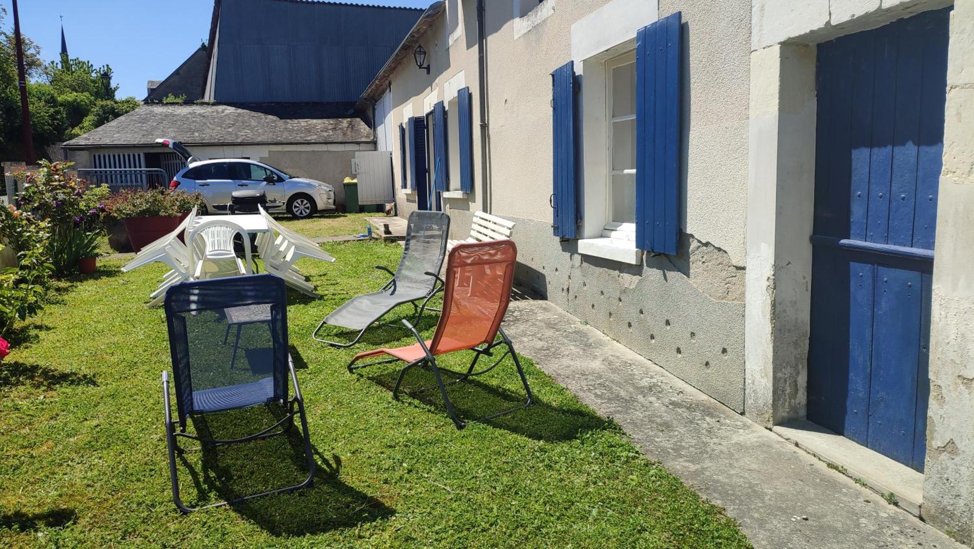 Maison Plain Pied, 2 Chambres, Longere Typique , Fraiche, Dans Bourg Avec Tous Commerces Luçay-le-Mâle Kültér fotó
